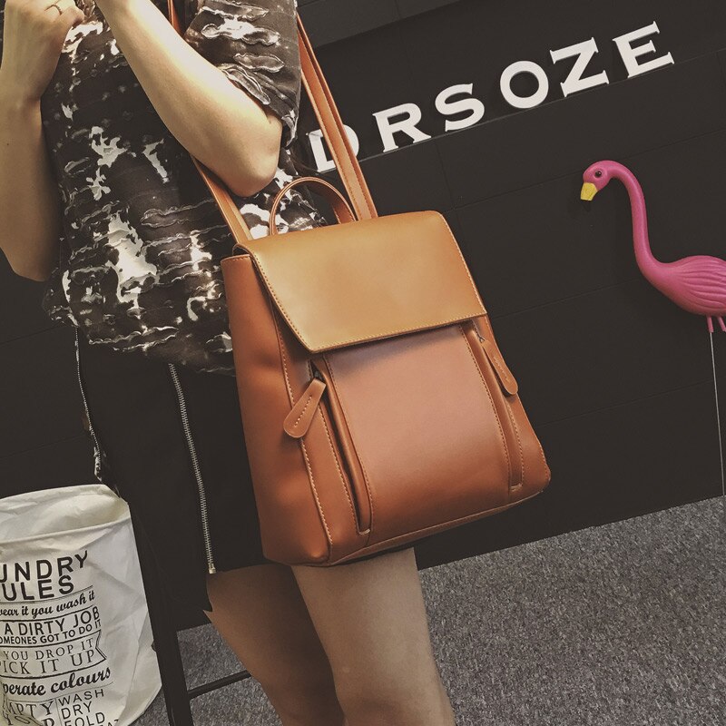 Mochilas Retro de Inglaterra para mujer, , bolso escolar de piel sintética de alta capacidad para viento universitario, bolso de hombro para mujer