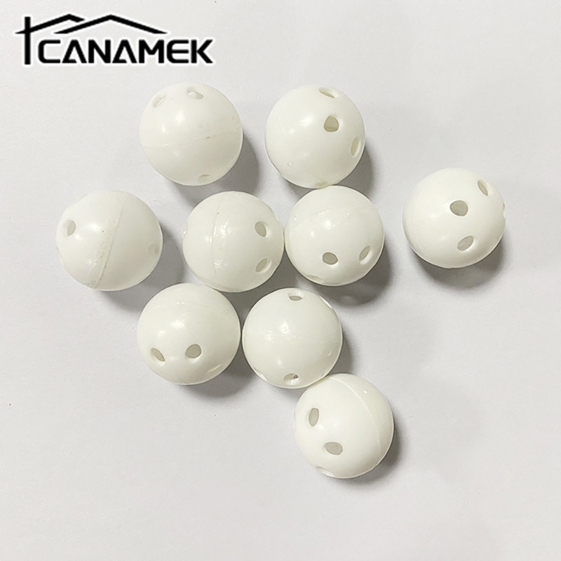 Cloche de hochet en plastique Iksqueaky, perles de hochet bricolage, fabricant de bruit, réparation, jouet pour chien, accessoires pour animaux de compagnie, 10 pièces, 24mm