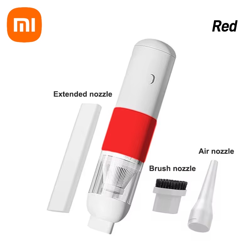 Xiaomi 120w aspirador de pó carro de alta potência forte sucção portátil sem fio coletor poeira automático sucção ciclone casa nova: YELLOW