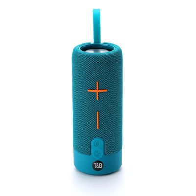 Portable Wireless Speakers Subwoofer Outdoor Powerful Boombox Music Player Sound Box Column For Bluetooth FM Radio Loudspeakers: Peacock blue
