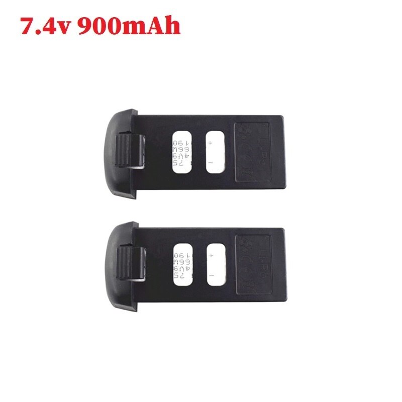 7.4V 900mAh Lipo Battery For S20/H78G Drone RC Quadcopter Spare Parts for S20/H78G 7.4v Rechargeable Battery With USB Charger: 2PCS