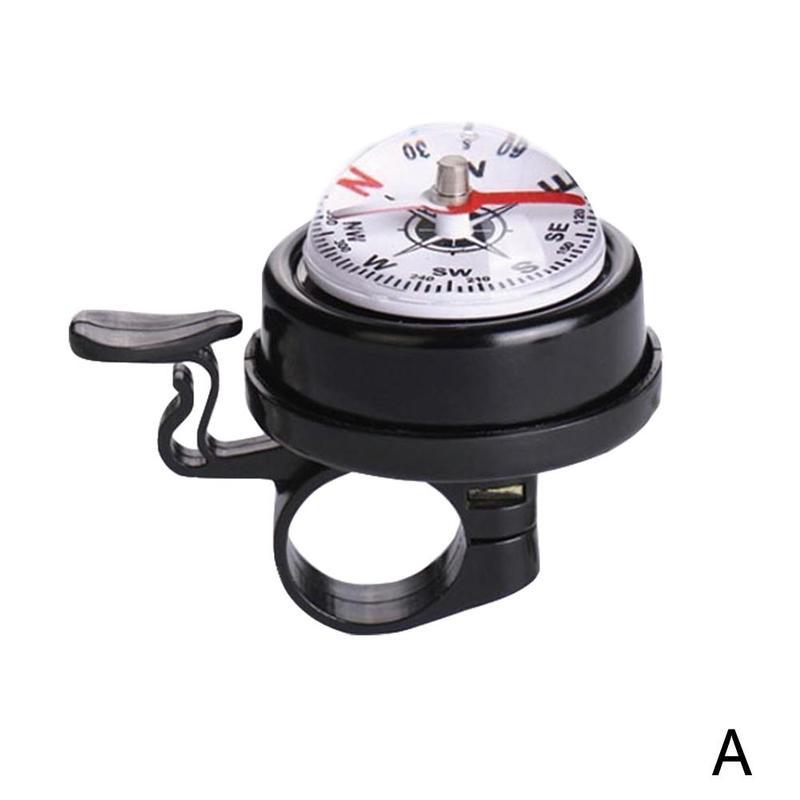 Fietsbel mountainbike kompas bel racefiets antidiefstalbel geluid helder grote bel fietsaccessoires: A