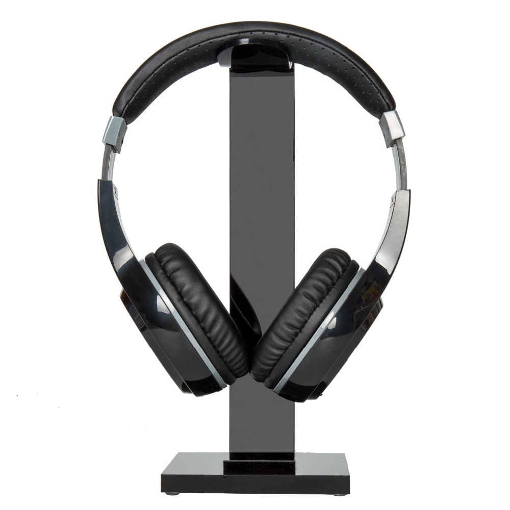 Gaming Headphone Stand Headset Houder Oortelefoon Ondersteuning Hanger Base Cradle W/Kabel Organizer Solide Basis voor Alle Hoofdtelefoon Size