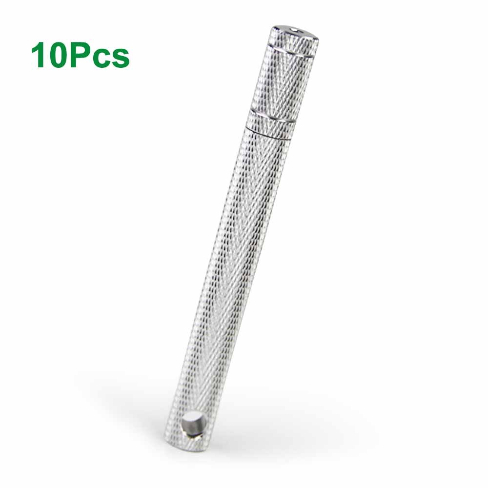 10Pcs/Lot Golf Clubs Iron Wedge Groove Sharpener Cleaner Cleaning Tool Golf Club Head Grooving Tool: Silver