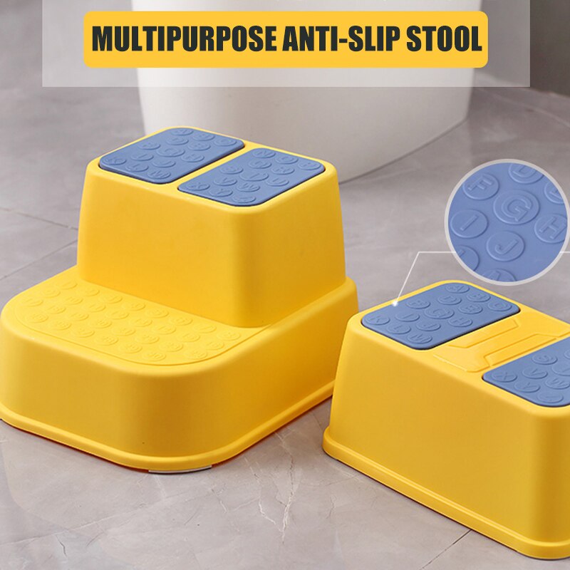 Multi-Function Step Stool Anti-Slip Thicken Footstool Single/Double Layers Stool for Kids Children Health99