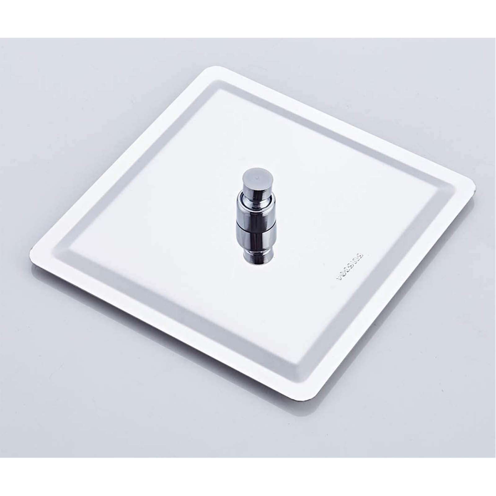 Rain Shower Head Stainless Square Top Shower Head Over-head Shower Sprayer Rainfall Showes Head Stainless Steel Ultra-thin#g30