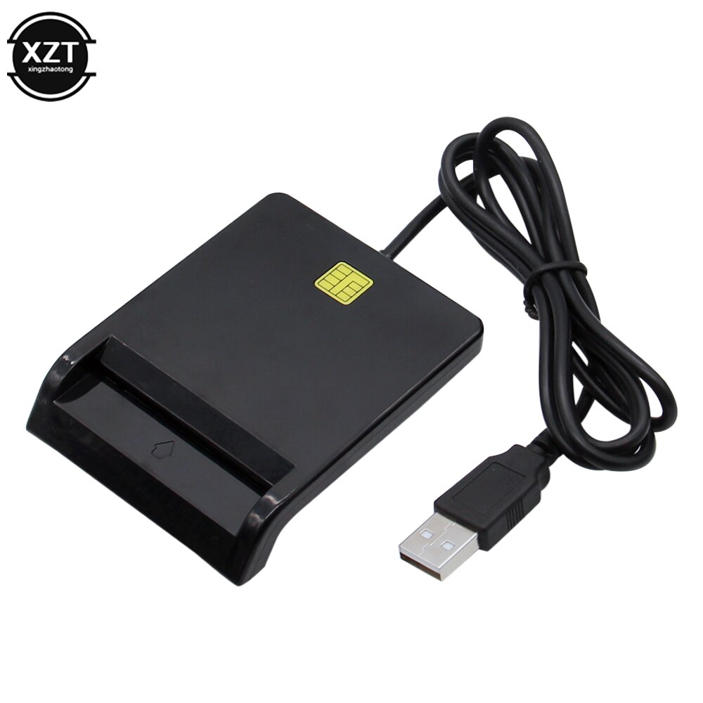 X01 Usb Smart Card Reader Voor Bankkaart Ic/Id Emv Kaartlezer Voor Windows 7 8 10 Linux os USB-CCID Iso 7816 Voor Bank Belasting Terugkeer