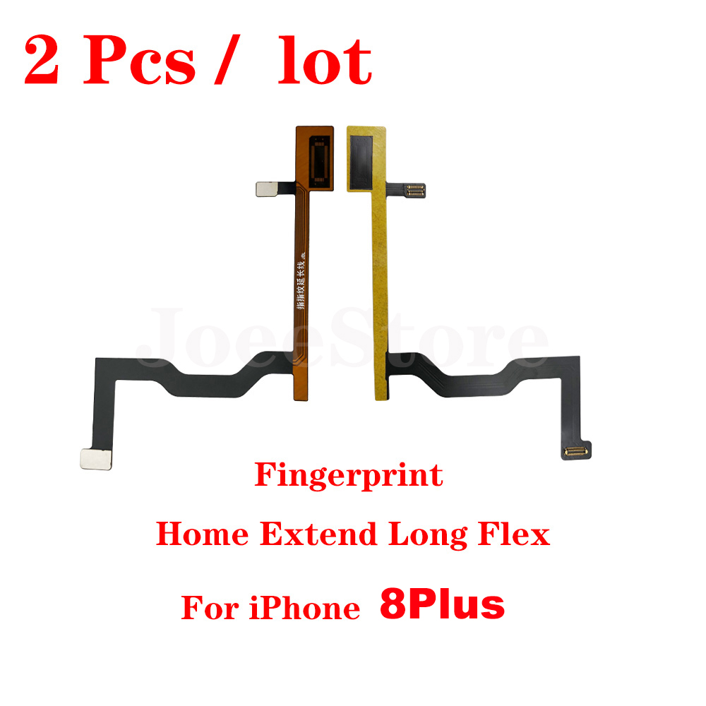 Botón de inicio flexible para IPhone 7, 7Plus, 8, 8Plus, SE2020, llave principal Universal, funciones de retorno trasero, Cable conector sin ID táctil: Azul