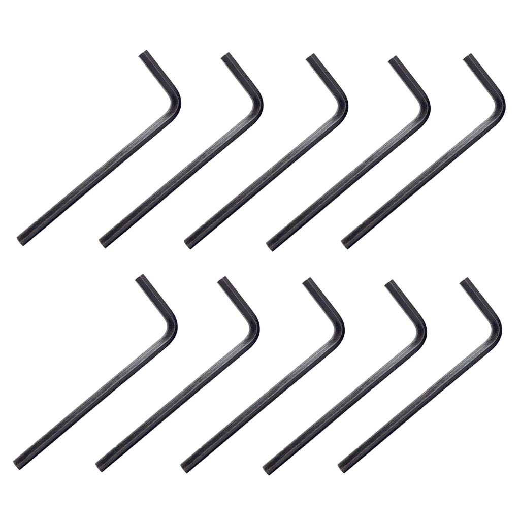 10Pcs 3Mm Gitaar Hex/Inbussleutel Sleutel Voor Elektrische Gitaar Tremolo Bridge