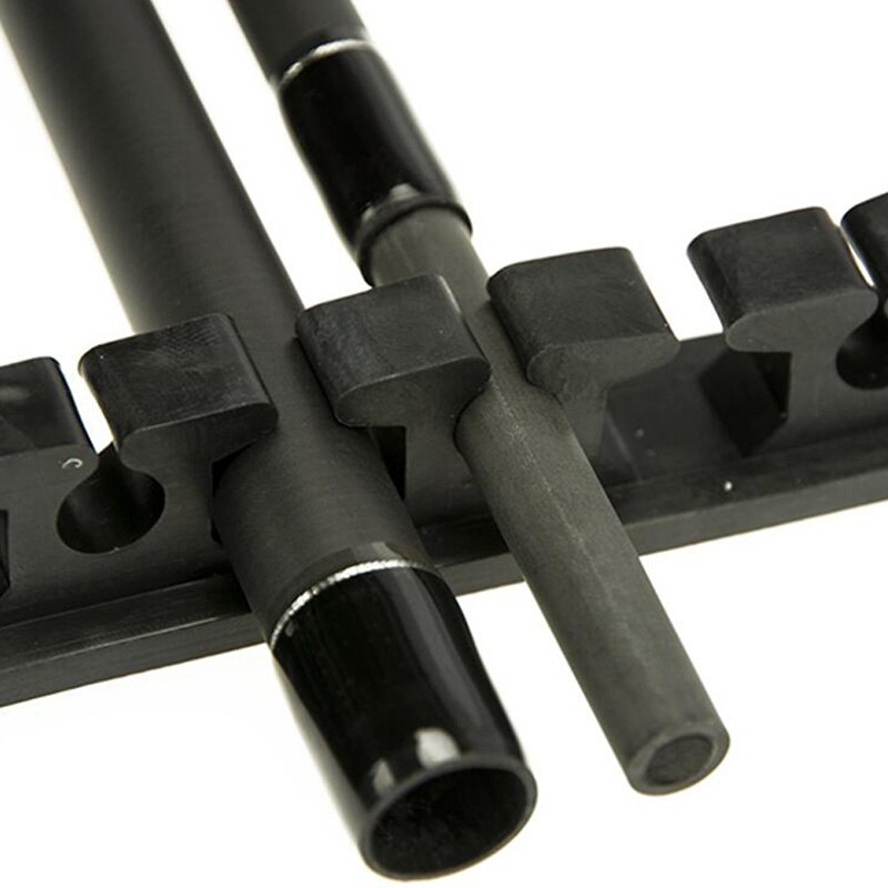 2PCS 33cm Portable Fishing Rod Holder Stand 7-Rod Storage Rubber Rod Rack Wall Mounted Fishing Rod Shelving Accessories