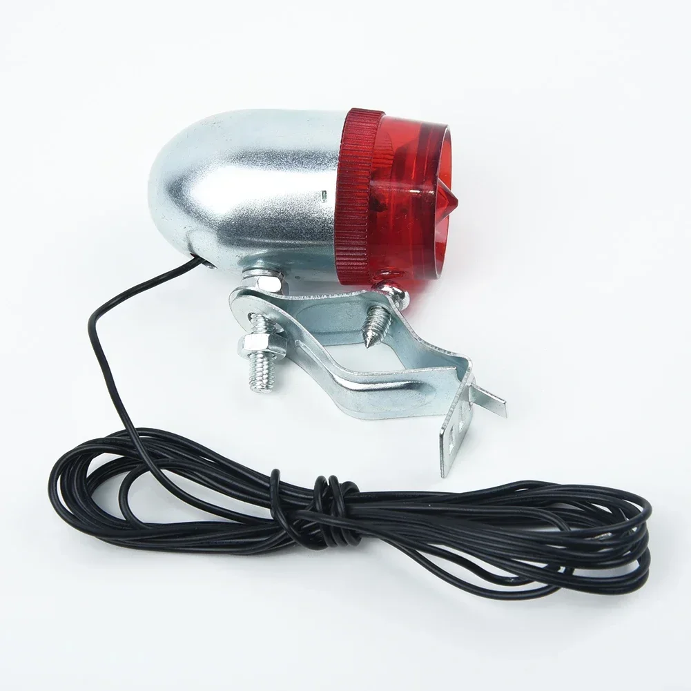 Lâmpada de bicicleta luz traseira peças retro 12v clássico dínamo lâmpada noite traseira segurança espiral forma cabo clipe.