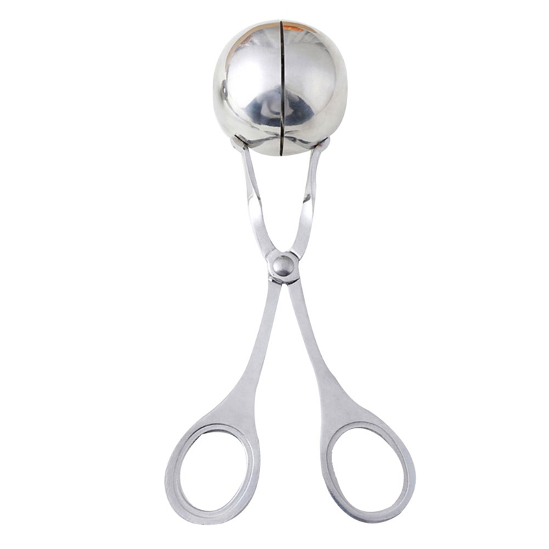 Steel Kitchen Ball Maker Stainless Meatball Production Mold Convenient Fried Meatballs Making Spoon Kitchen Meat Tools
