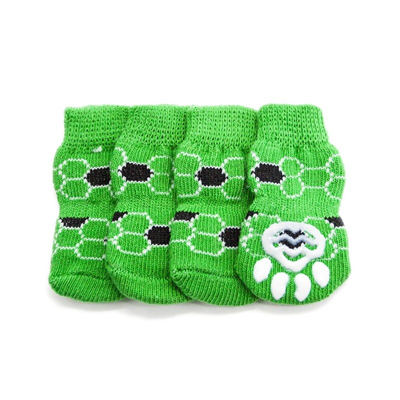 Anti-Slip Pet Dog Stocking Cute Dogs Cotton Socks Pet Winter Warm Socks Dog Paw Protection Socks Pet Booties Accessories &: D / S
