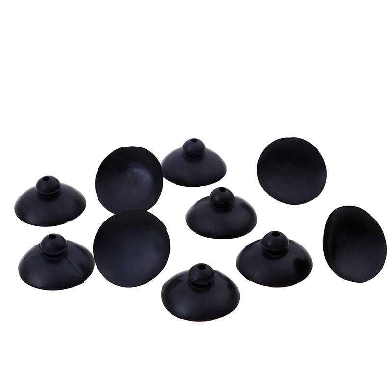 10pc svart silikon sugkopp fisktank akvarium dränkbar pump luftningspump syrgaspump trakea sugkoppshållare