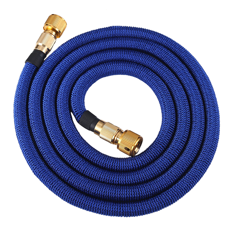 Retractable Hose Home Outdoor Car Wash Water Gun Flexible Hose Universal Expandable Magic Stretchy Pipe Garden Irrigation Tools: 100FT-30M
