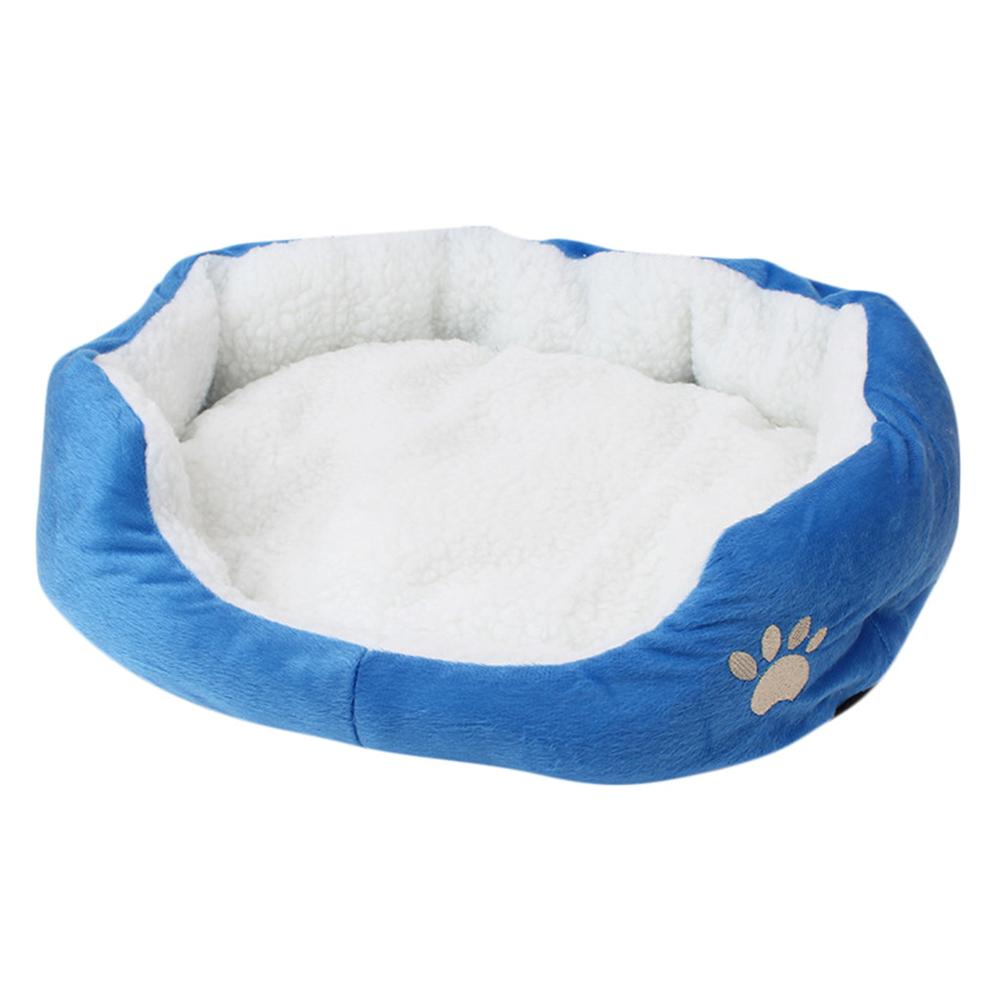 Gros patte canapé pour animaux de compagnie chien lits imperméable bas doux polaire chat lit maison Petshop cama perro: Bleu