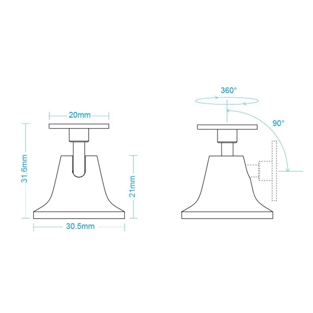 Aqara rtcgqazdz 11lm pir sensor menneskelig krop bevægelsessensor stativ baseholder til mijia menneskelig krop sensor xiaomi smart home kit