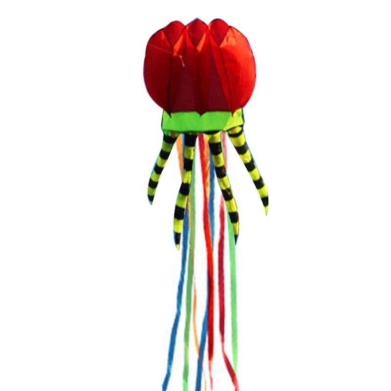 3d große, weiche, rahmenlose stranddrachen in oktopusform – ideal für unterhaltung, sport, familie, outdoor-aktivitäten und eltern-kind-aktivitäten.