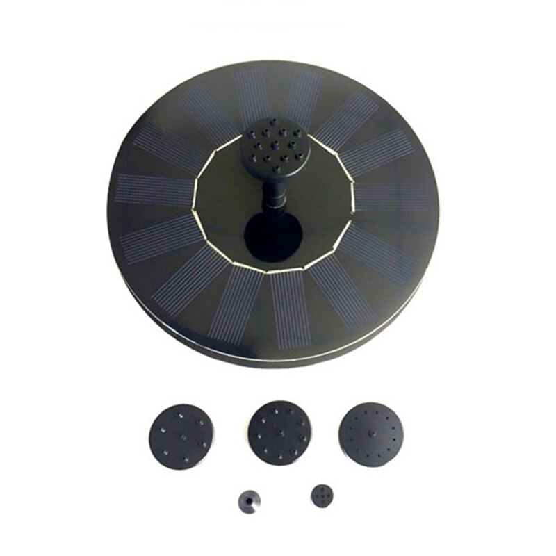 Mini Solar Powered Fountain Garden Pool Pond Solar Panel Floating Fountain Garden Decoration Water Fountain