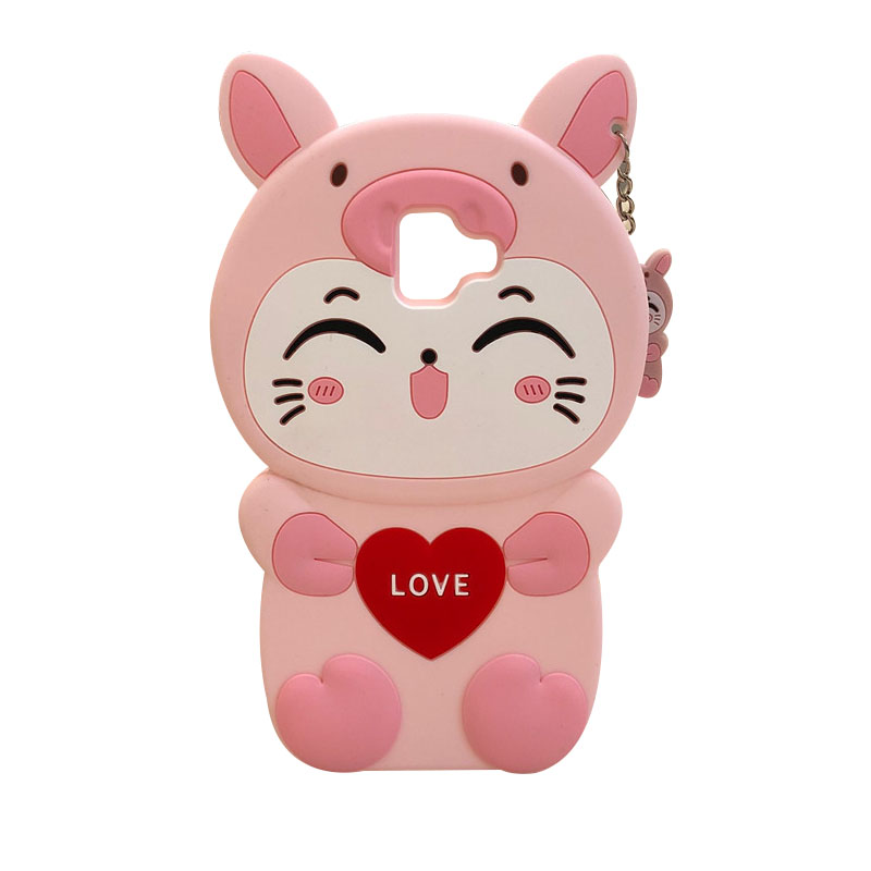 For Samsung J4 Plus J4Plus J415F J415 J4+ 3D Cartoon Cute Silicone Case For Samsung Galaxy J6 Plus cover Coque fundas: For Samsung J6 Plus / 8