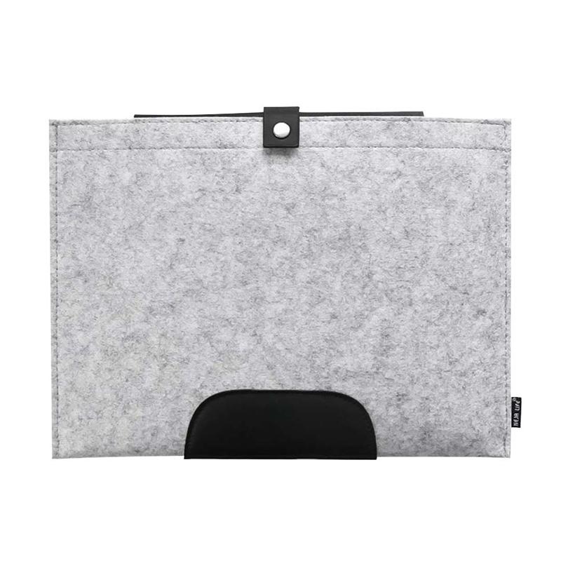 1 Pc A4 Filing Products Felt Envelope Document Paper Holder Organizer Carrier For School Stationery Filing Products: Light Grey