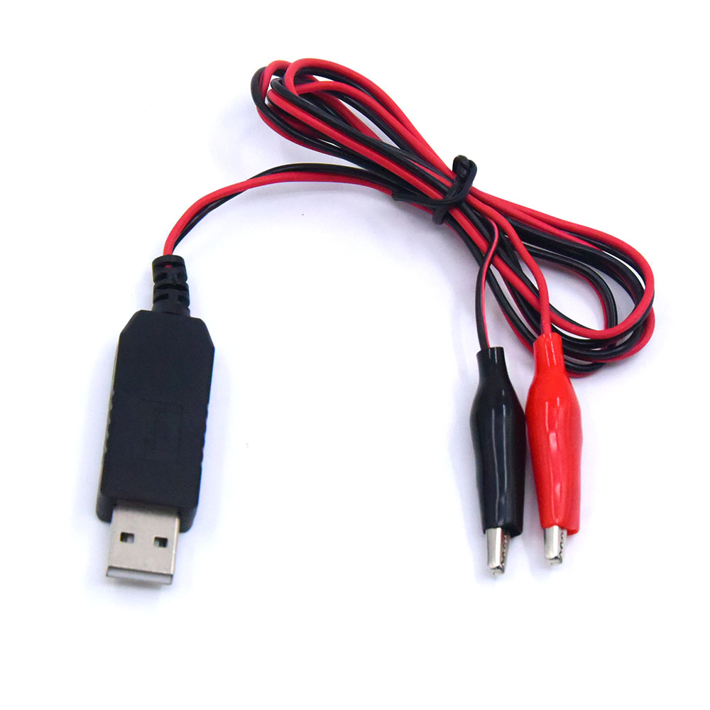 AA AAA LR3 LR6 Battery Eliminator USB 5V to 3V Clip Cable Converter Power Adapter Cord usb cable For Games Remote Control Toys