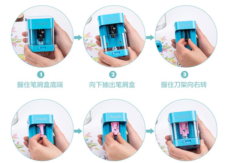 Primary school students pencil sharpener pencil sharpener child electric pencil sharpener fully-automatic multifunctional pencil