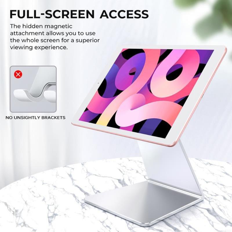 K32C verstelbare tabletstandaard sterke magnetische tablethouder ergonomische riser voor telefoon