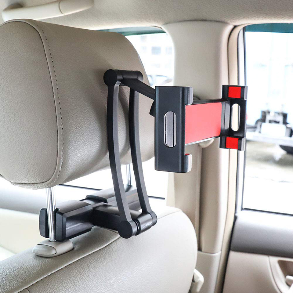 Support universel de tablette de voiture, oreiller arrière pour Ipad 2/3/4 Air 7-11 pouces, support pivotant à 360 pouces, appui-main pour PC