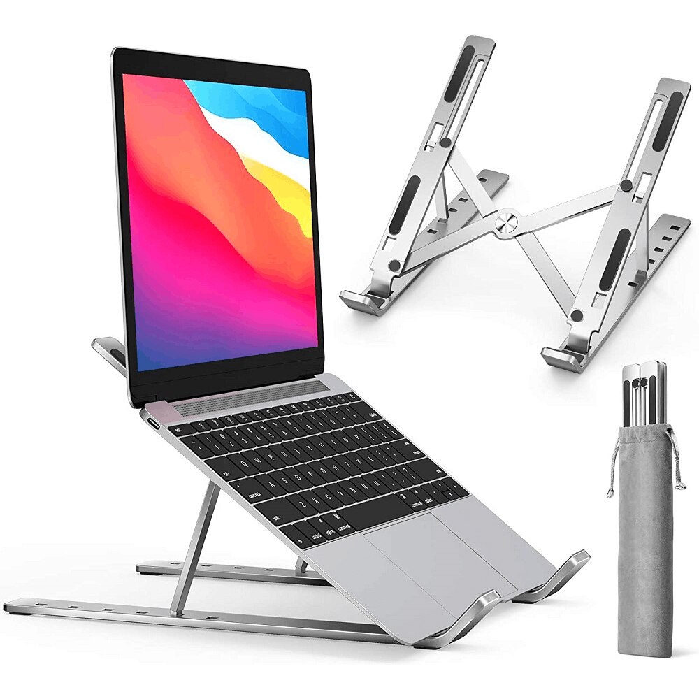 Draagbare Laptop Stand Aluminium Ondersteuning Laptop Voor Macbook Air Pro Opvouwbare Laptop Houder Notebook Stand Laptop Accessoires