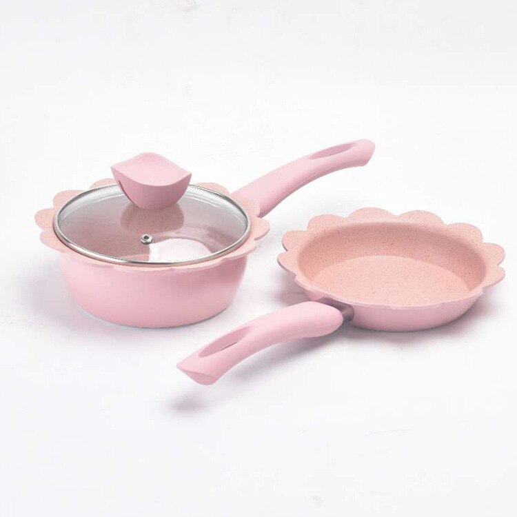 Baby food wok milk wok wheat rice stone non-stick wok children's wok cooking instant noodles family multi-functional small p