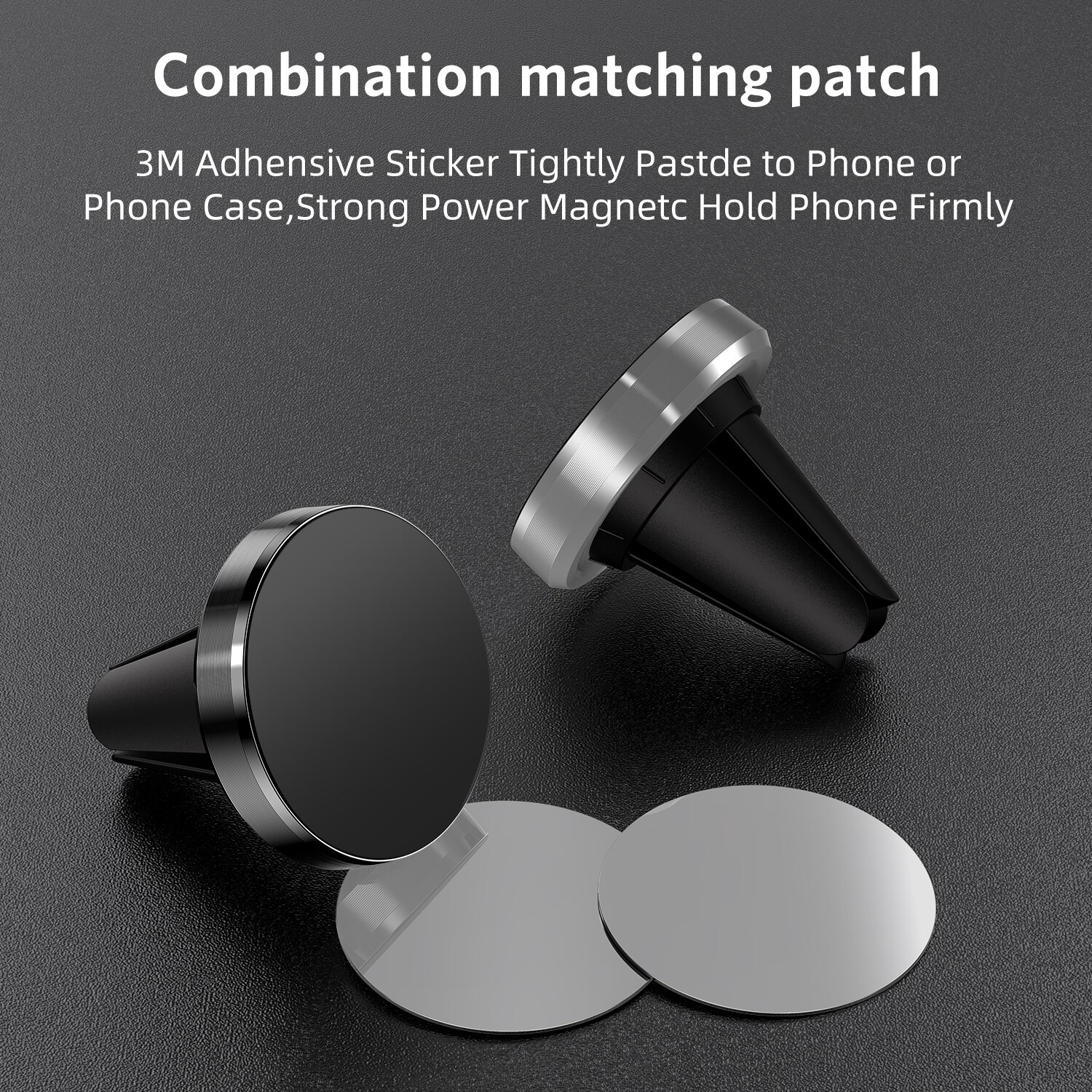 UIGO Magnetic Phone Holder for Redmi Note 8 Huawei in Car GPS Air Vent Mount Magnet Stand Car Mobile Phone Holder for iPhone 11