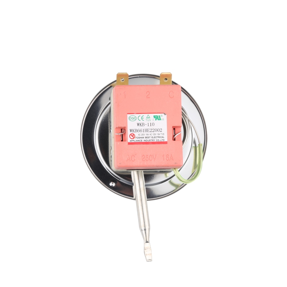 Isuotuo-termostato capilar de temperatura, controlador de interruptor giratorio ajustable de 2-110 grados Celsius, CA 220V 16A