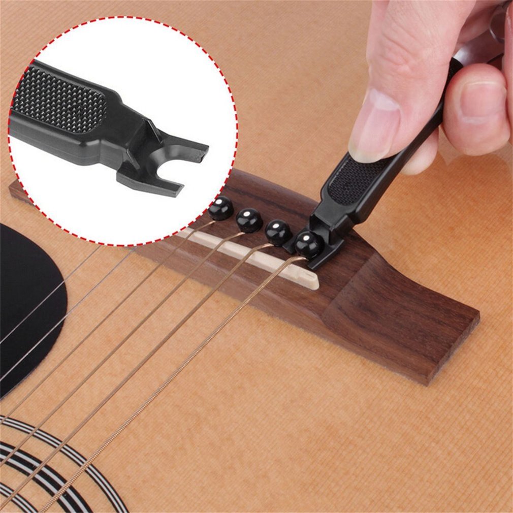Guitar Tuning Tool 3 In 1 Stringed Instrument Accessories Guitars String Cutter Pin Puller Guitar Winder String Clamp Remover