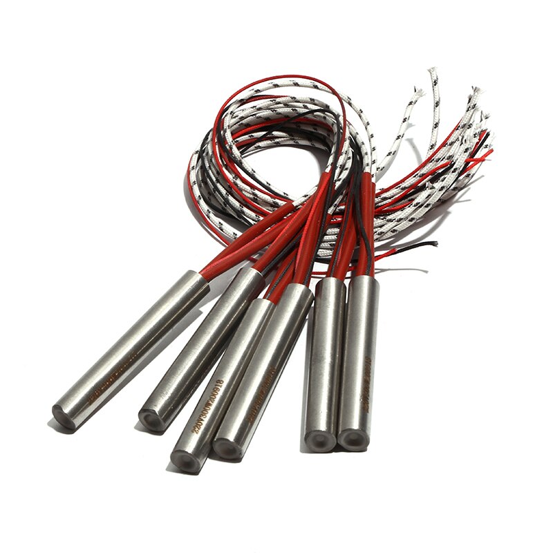 Cartouche chauffante à tête unique en acier inoxydable 304, avec Thermocouple de Type K, 6mm x 3 8/40/42/45/48mm