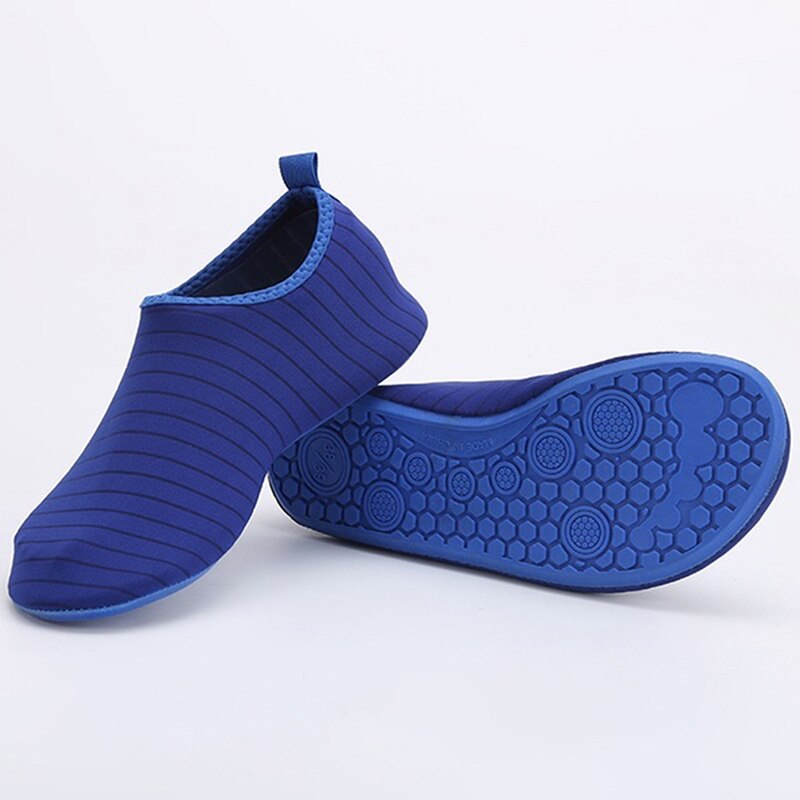 Mężczyźni kobiety buty do wody buty do pływania jednokolorowe letnie buty na plażę skarpety nadmorskie tenisówki kapcie dla mężczyzn Zapatos Hombre: Blue / 3XL
