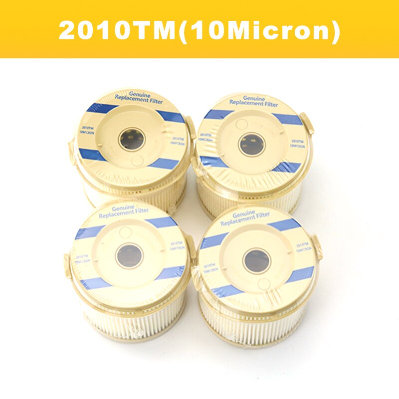 6Pcs Filter Element 2010SM 2010TM 2010PM For RACOR 500FG/FH Diesel Engine Fuel Water Separator Replacement 2 10 30 Micron: 2010TM