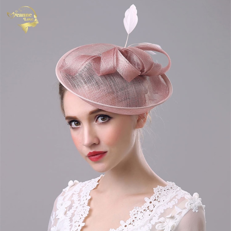 Chapeau de mariage pour femmes, filet Vintage, accessoire de mariée, voile de cage à oiseaux, fascinant, , BH010