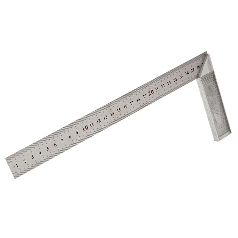 30cm/12- tommers metallingeniører prøver kvadratisk måleverktøy rett vinkel 90 grader
