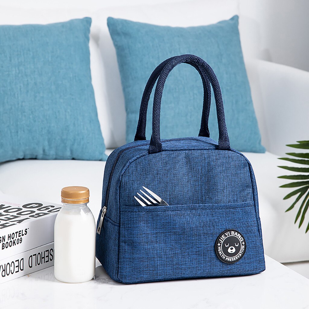 Sacs de rangement de aliments | Conteneur de dîner, sacs de rangement de aliments pour l'école, toile froide isolée, bande de pique-nique mallette de transport, sac de déjeuner Portable thermique