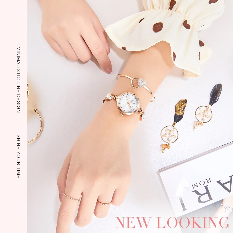 Kimio merk dames armbandhorloges luxe dames kristal quartz horloge onregelmatige edelsteen jurk waterdicht polshorloge relogio feminino