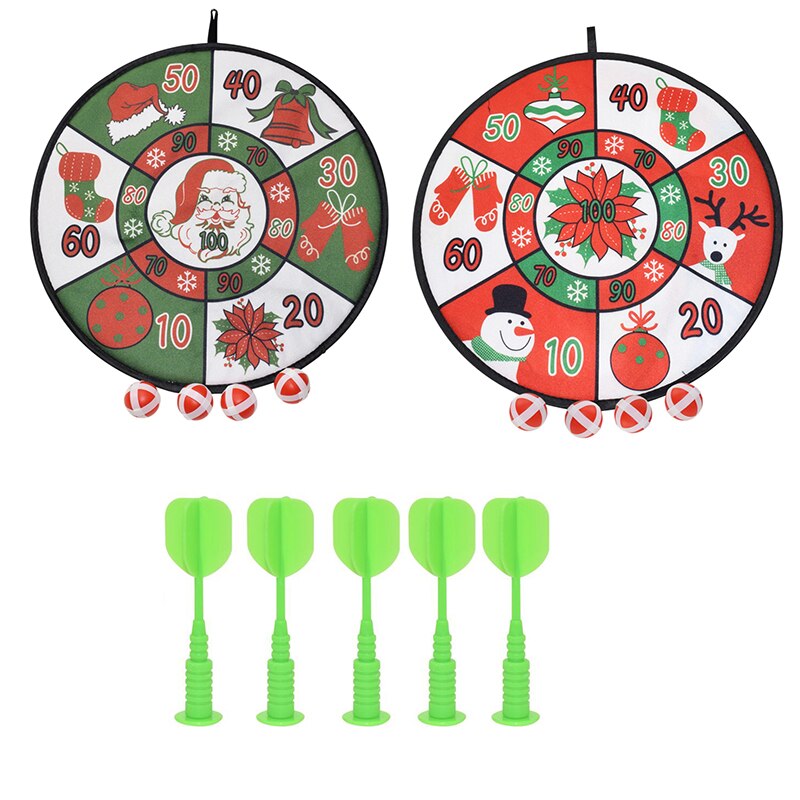 36*36CM Pfeil Gremium Mit Tuch Sicherheit Klebrigen Weihnachts Ziel Weihnachten Kugeln Darts Werfen Spielzeug Für freundlicher Sport spielzeug