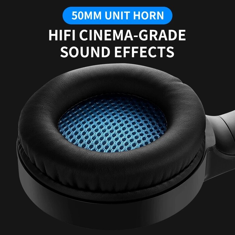 Deep Bass Gaming Earphone Headphone Waterproof Headset With 7.1 USB Channel Surround 360 Degree Rotation Microphone For Gamer