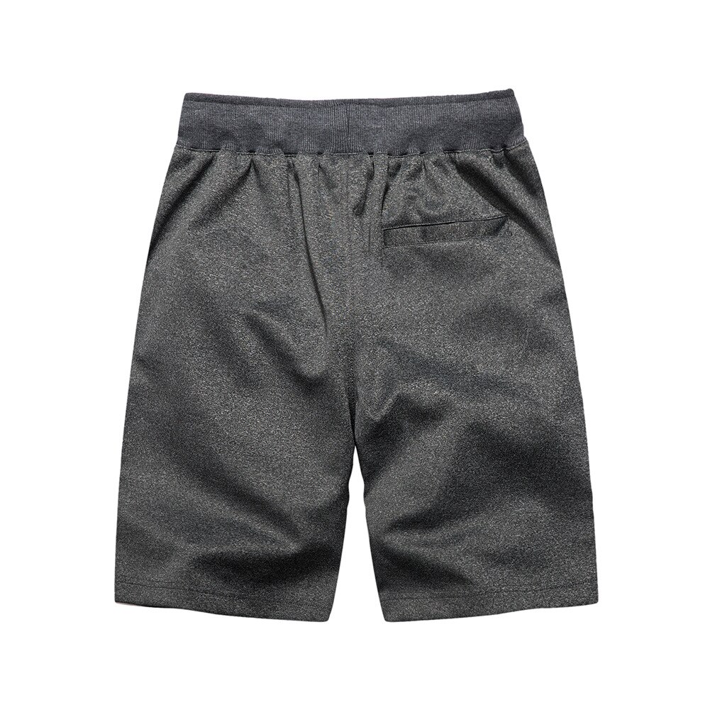 Männer Shorts Freizeit Strand 5 Minuten Von Reine Farbe Lose Jugend Beliebte In Sommer: DARK GREY / EUR XL