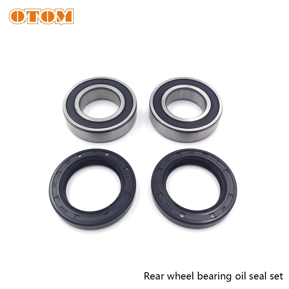 OTOM-Juego de cojinetes de sello de aceite para rueda delantera y trasera de motocicleta, para KTM EXC, SX, XCF, MXC, SMR, Husqvarna, TE, FC, FE, 125, 250, 350, 530: Rear Kit