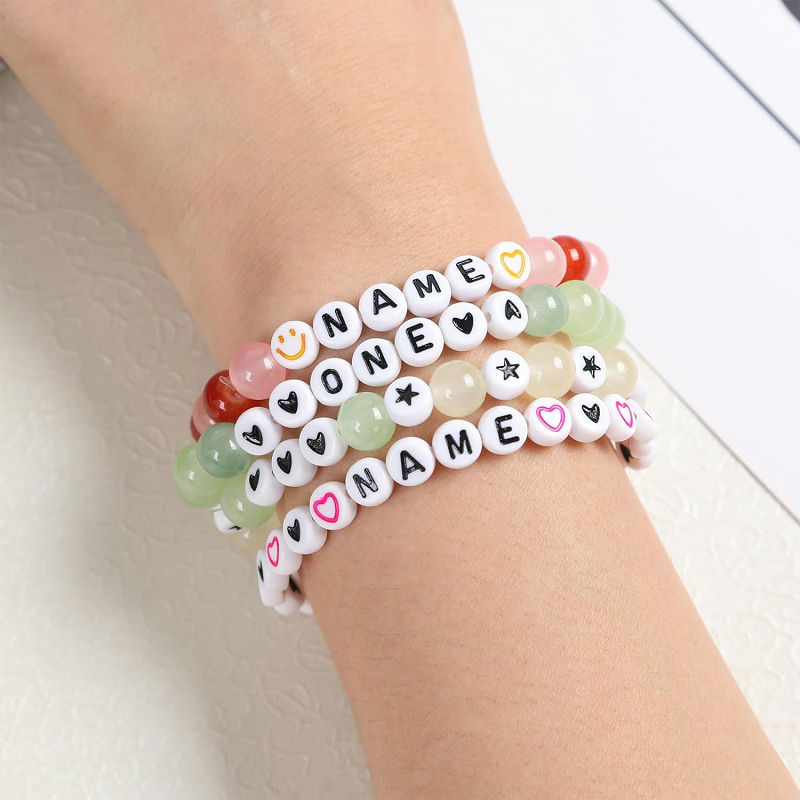 Vriendschap Armbanden Maken Kit 1400 Stuks Letter Kralen Diverse Alfabet Kralen Preppy Kralen Sieraden Maken Kit Met Kralen Case