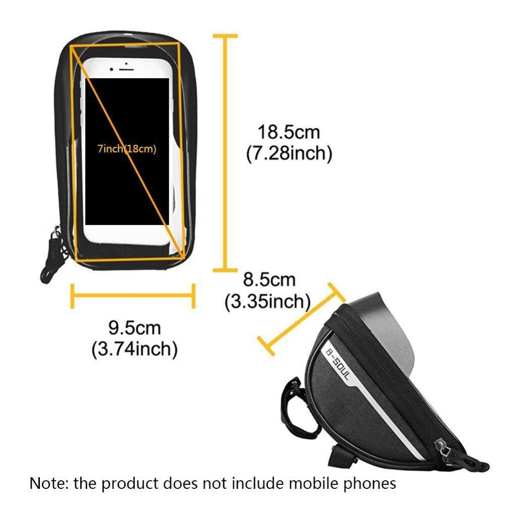 Bolsa para manillar de bicicleta, bolsa para teléfono móvil, Hengbao, accesorios para bicicleta de montaña o de carretera