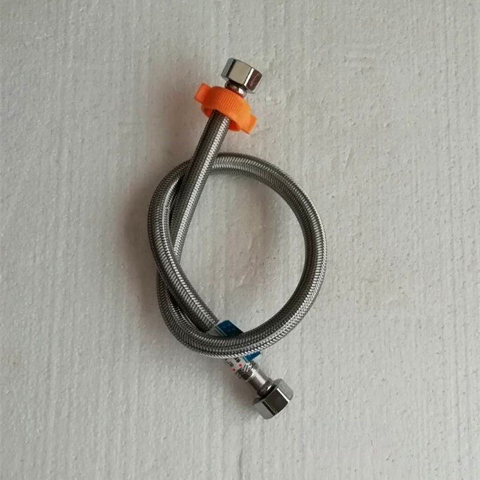 Stainles Steel Metal Braided and Cold Water Inlet Hose Toilet Water Heater High Pressure Connection Pipe Kitchen Faucet Hose: 300CM