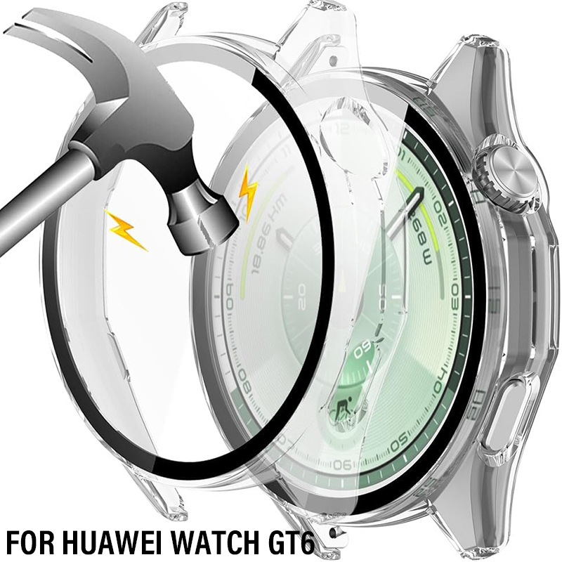 Weiche Silikon-Schutzhülle für Huawei Uhr GT6 41 46 mm Smartwatch Vollständige Abdeckung, stoßeitern Schutz für Huawei Uhr GT 6