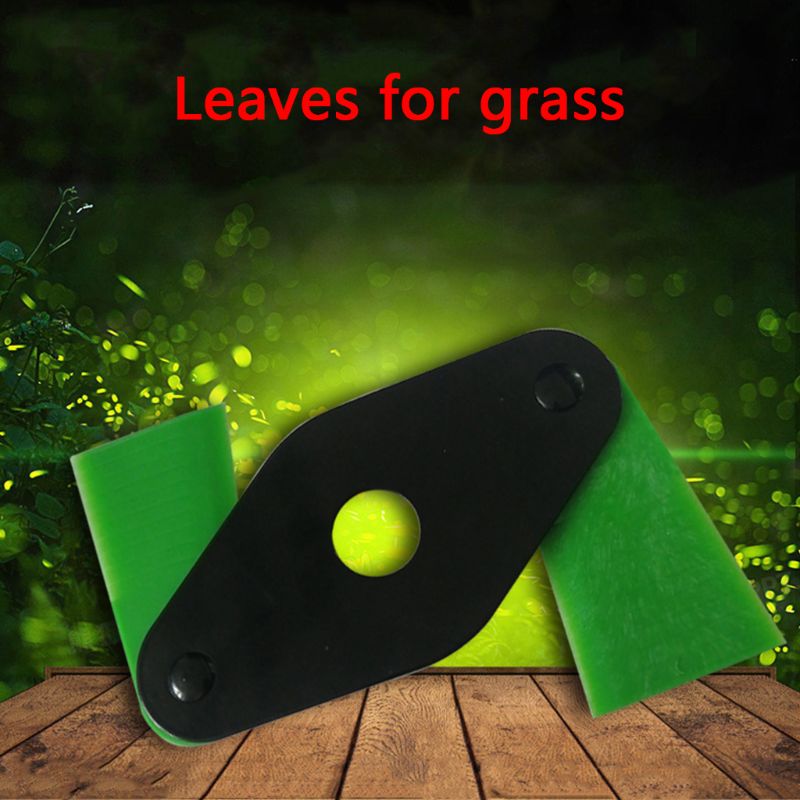 2 Teeth Blade Garden Lawn Mower Leaves Leaf Trimmer Head Cutter Cutting Disc